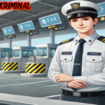 Petugas Peras Pengendara Motor