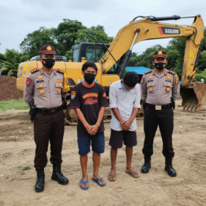 Komplotan Pencuri Alat Berat di Tangan Polisi Ciamis