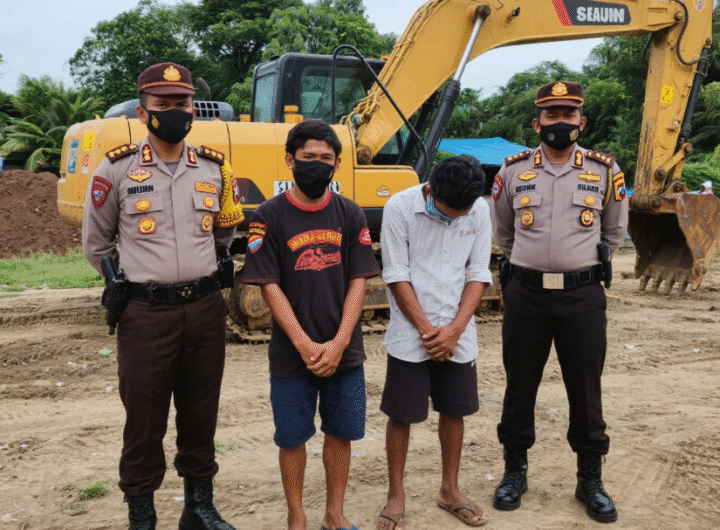 Komplotan Pencuri Alat Berat di Tangan Polisi Ciamis
