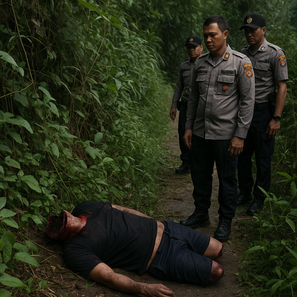Momen Penemuan Mayat Pria Tanpa Kepala-Kaki di Padang Pariaman