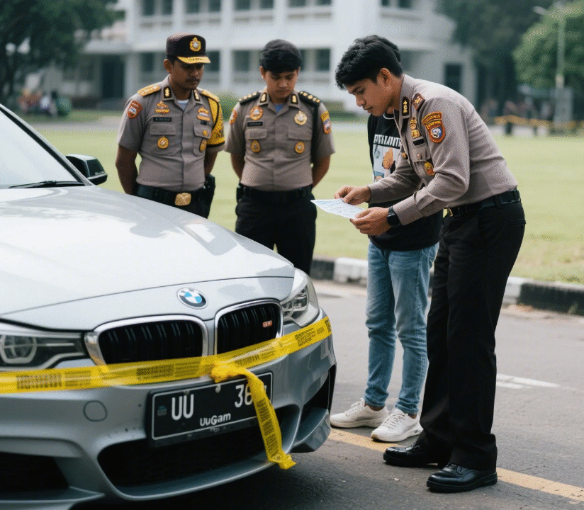 Polisi Periksa 3 Orang Terkait Pergantian Pelat BMW Penabrak Mahasiswa UGM