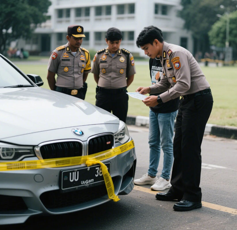 Polisi Periksa 3 Orang Terkait Pergantian Pelat BMW Penabrak Mahasiswa UGM